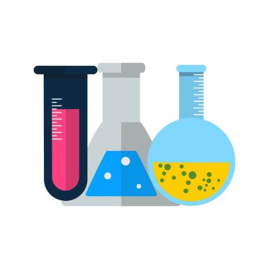 İllüstrasyon test tüpleri simgesi