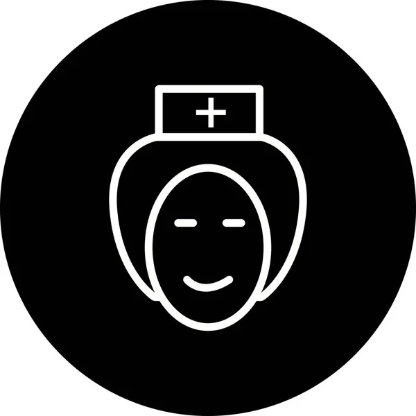 Illustration Krankenschwester-Symbol — Stockfoto