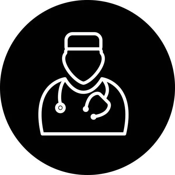 Ilustración Doctor Icon — Foto de Stock