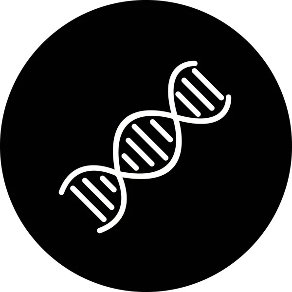 Illustrazione Icona DNA — Foto Stock