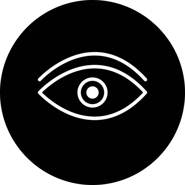 Ilustracja oko ikona — Zdjęcie stockowe
