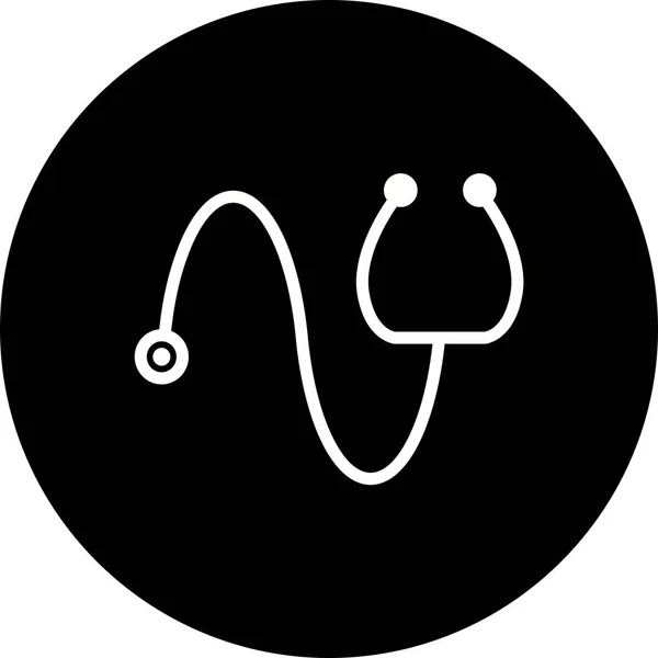 Ilustrace stetoskop-ikona — Stock fotografie