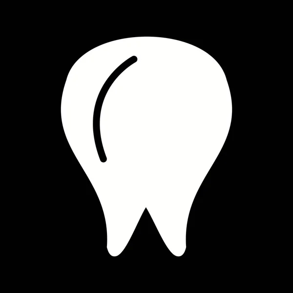 イラスト歯のアイコン — ストック写真