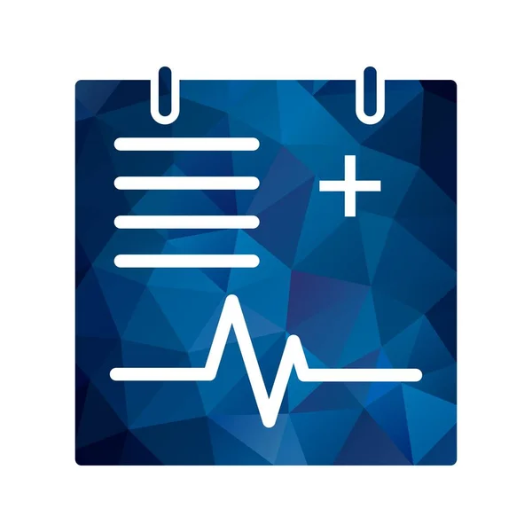 Illustration  Medical Chart Icon — Stock Photo, Image