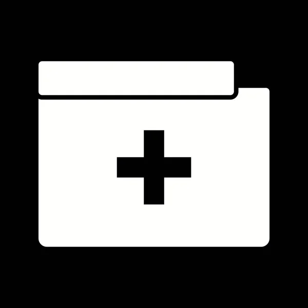 Illustration Medical Folder Icon — Stock Photo, Image
