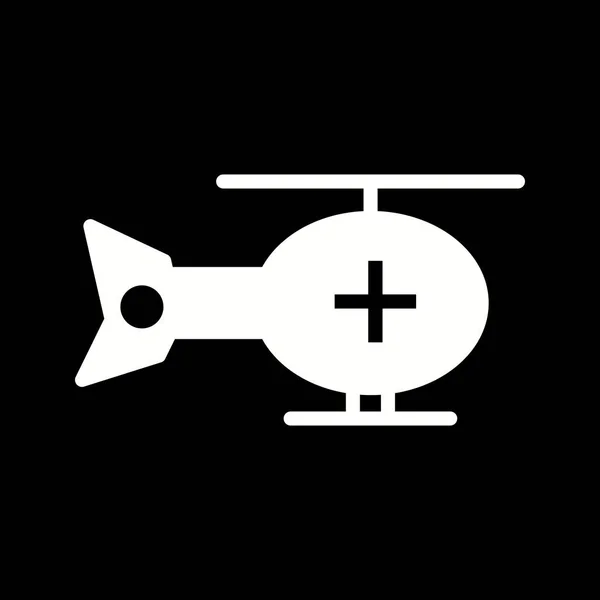 Illustratie helikopter pictogram — Stockfoto