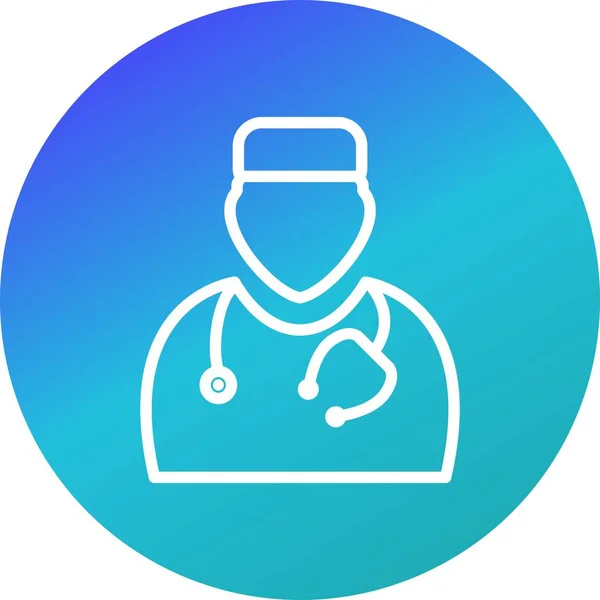 Illustration Doctor Icon — Stock Photo, Image