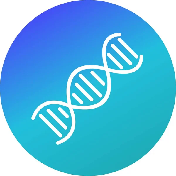 Ikona ilustracji DNA — Zdjęcie stockowe