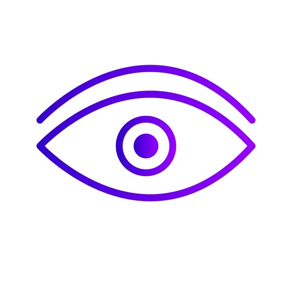Піктограма «ілюстрація ока» — стокове фото