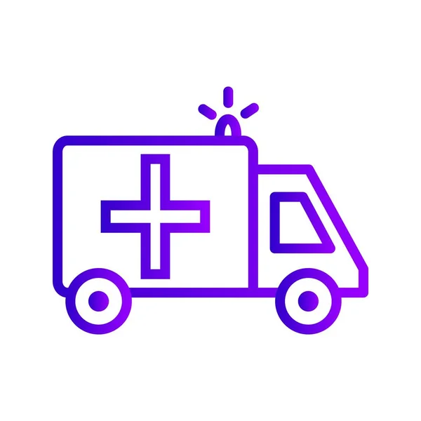 Illustration Krankenwagen-Symbol — Stockfoto