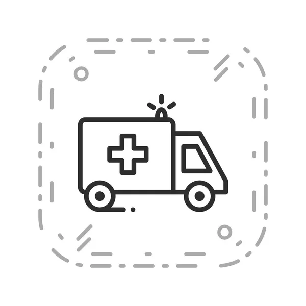 Illustration Krankenwagen-Symbol — Stockfoto