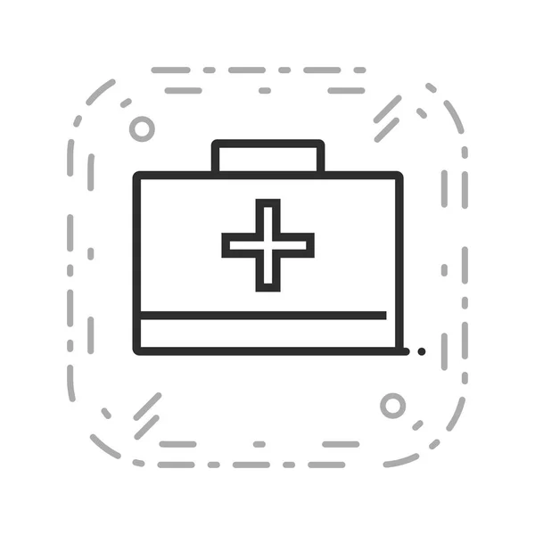 Illustration Erste-Hilfe-Box-Symbol — Stockfoto
