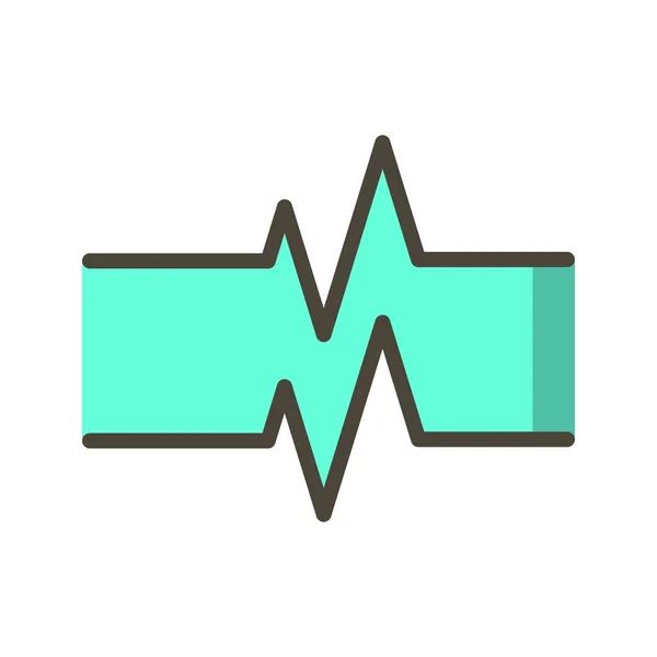 Ilustración Icono de frecuencia de pulso —  Fotos de Stock