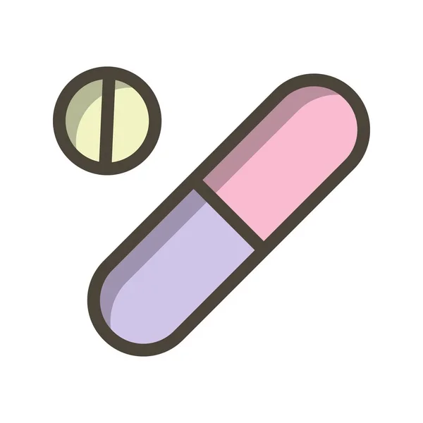 Icono de medicamentos de ilustración —  Fotos de Stock