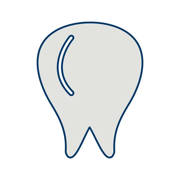 Ikona zubu obrázku — Stock fotografie