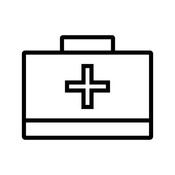 Illustration  First Aid Box Icon — Stock Photo, Image