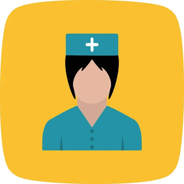 Illustratie verpleegkundige icoon — Stockfoto