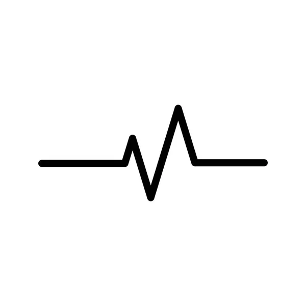 Abbildung Pulsfrequenz-Symbol — Stockfoto