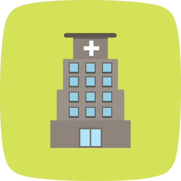 Icono del Hospital de Ilustración —  Fotos de Stock