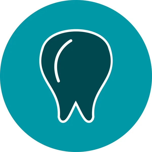 İllüstrasyon diş simgesi — Stok fotoğraf