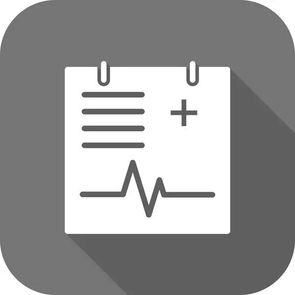 Illustrazione Medical Chart Icon — Foto Stock