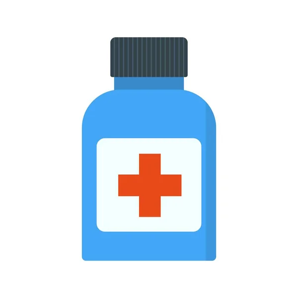 Illusztráció Medicine palack ikon — Stock Fotó