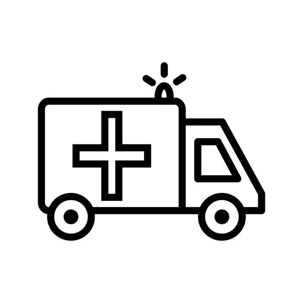 Illustration ambulans ikon — Stockfoto