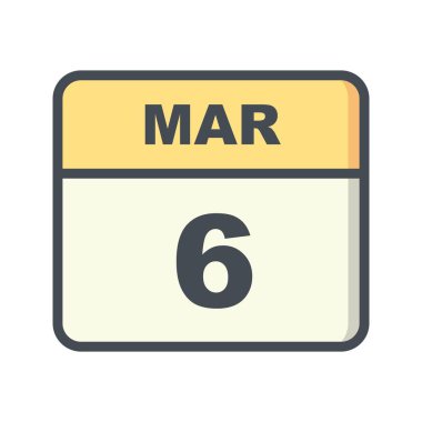 6 Mart Tarih tek günlük takvim