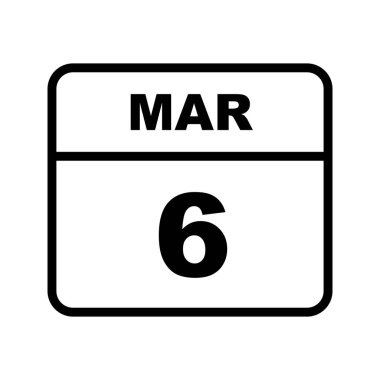6 Mart Tarih tek günlük takvim