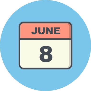 8 Haziran tek günlük takvim tarih