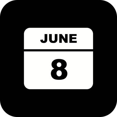 8 Haziran tek günlük takvim tarih