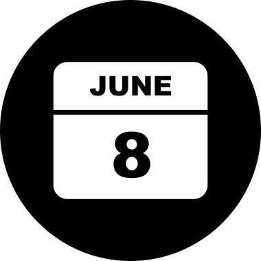 8 Haziran tek günlük takvim tarih