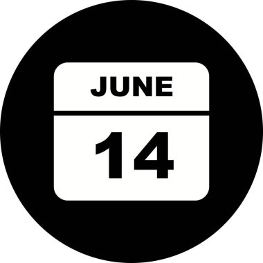 14 Haziran Tarih tek gün takvim