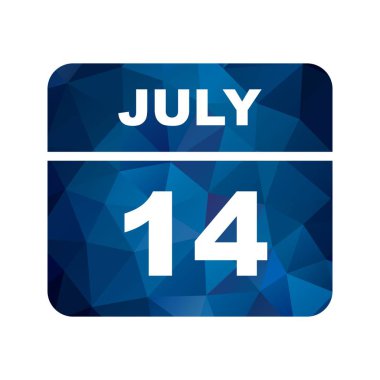 14 Temmuz tarihinde tek bir gün takvimi
