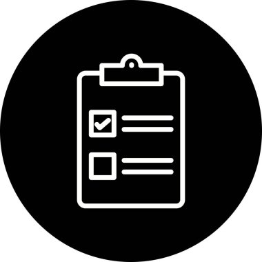 Çizim kontrol listesi simgesi