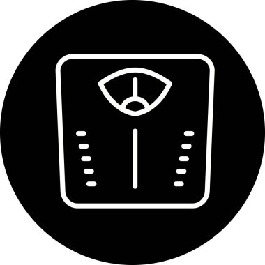 İllüstrasyon Ağırlık Makinesi Simgesi