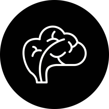 İllüstrasyon beyin simgesi