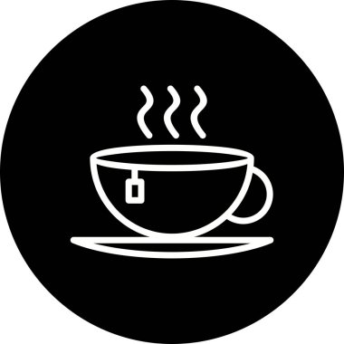 Illustration çay simgesi   