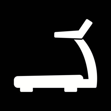 İllüstrasyon koşu bandı simgesi