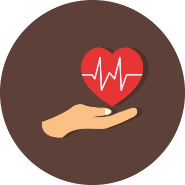 İllüstrasyon sağlık simgesi      