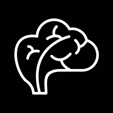 İllüstrasyon beyin simgesi