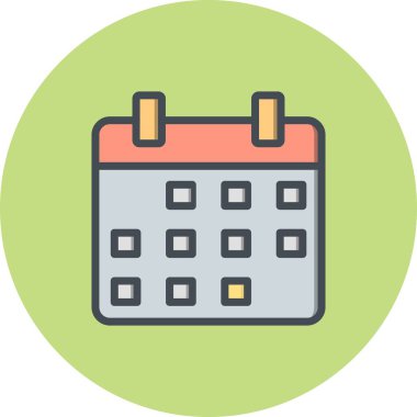 İllüstrasyon Takvim Simgesi
