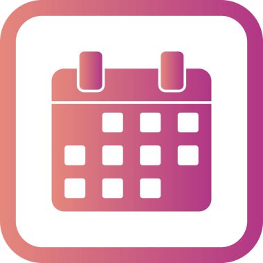 İllüstrasyon Takvim Simgesi