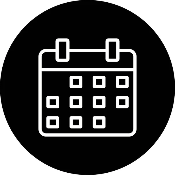 Illustration  Calendar Icon — Stock Photo, Image