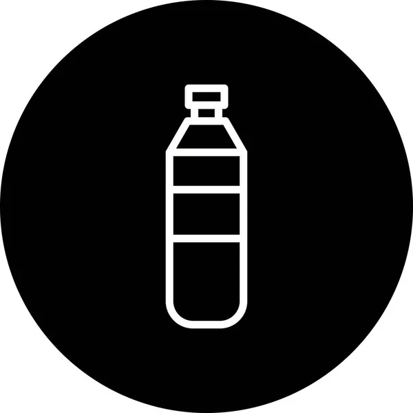 Illustration  Water Bottle Icon — Stock Photo, Image