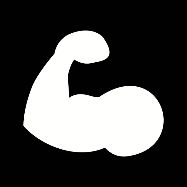 Illustratie Body Building icon — Stockfoto