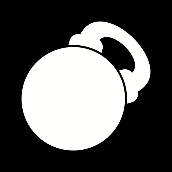 Illustration Kettlebell-Symbol — Stockfoto