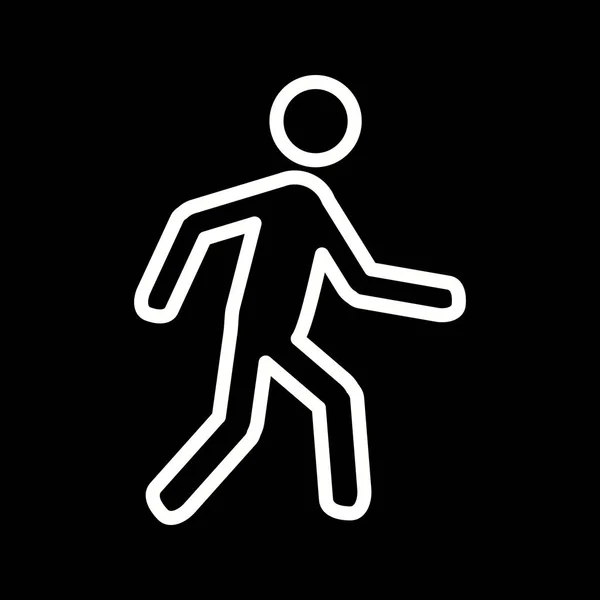 Illustration Walking Icon — Stock Photo, Image