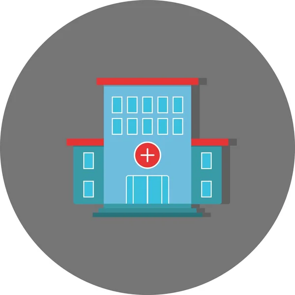 Illustration  Hospital Icon — Stock Photo, Image