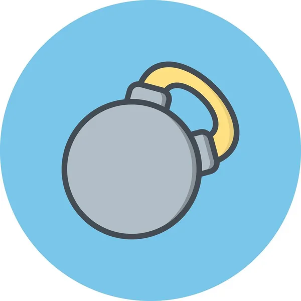 Ilustrație Kettlebell Icon — Fotografie, imagine de stoc